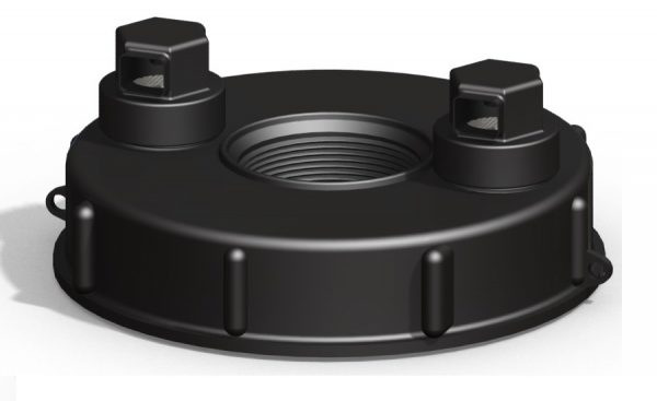 Vented 6″ IBC Lid with 2 side vents